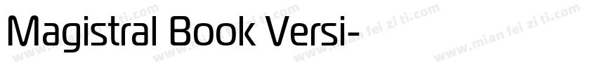 Magistral Book Versi字体转换